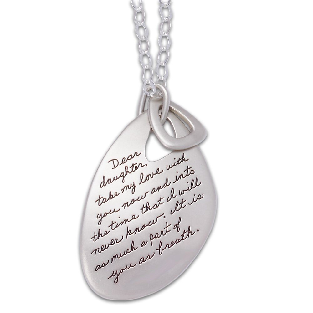 Discover 82+ engraved necklace for daughter latest - POPPY
